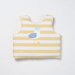 Dziecięca kamizelka do pływania 3-6 lat Sid the Seagull Mustard Stripe