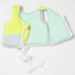 Kamizelka do pływania Salty the Shark 2-3 lata Aqua Neon Yellow