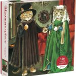 Puzzle Galison Meowsterpiece Of Western Art The Arnolfini Marriage 500 el.