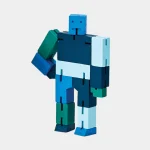 Cubebot micro Areaware – niebieski multikolor